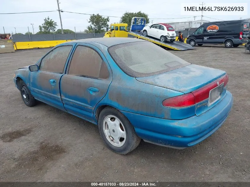 1995 Mercury Mystique Ls/Young America VIN: 1MELM66L7SK626933 Lot: 40157033