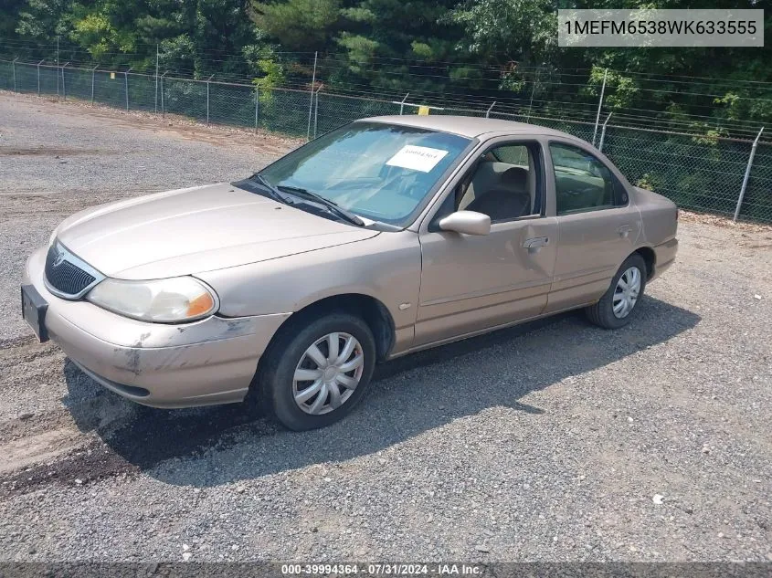 1MEFM6538WK633555 1998 Mercury Mystique