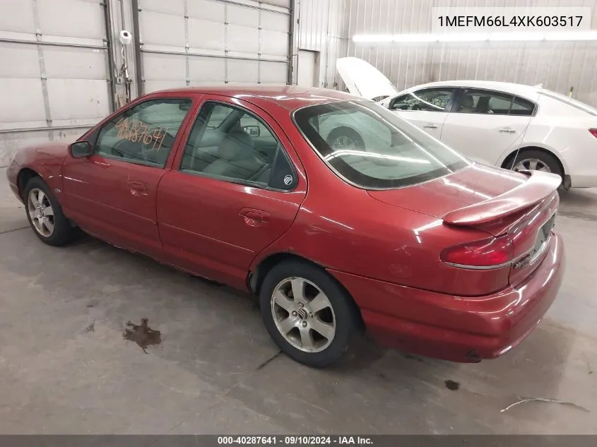 1MEFM66L4XK603517 1999 Mercury Mystique Ls