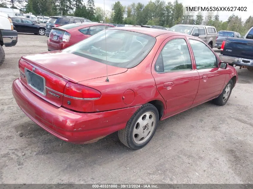 1MEFM6536XK627402 1999 Mercury Mystique Gs