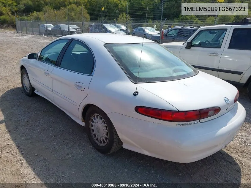 1996 Mercury Sable Gs VIN: 1MELM50U9TG667323 Lot: 40319965