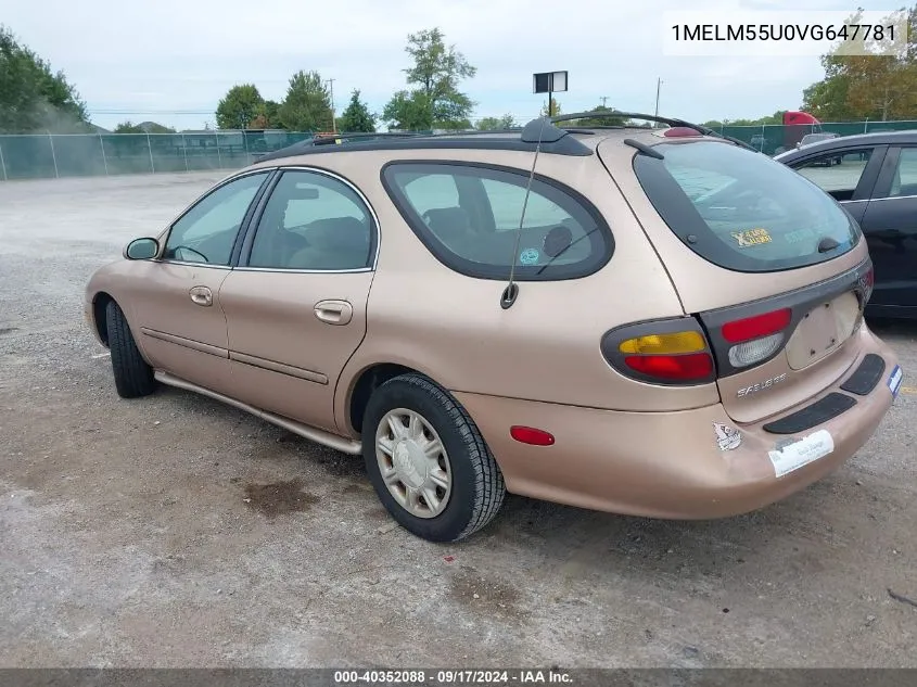 1MELM55U0VG647781 1997 Mercury Sable Gs