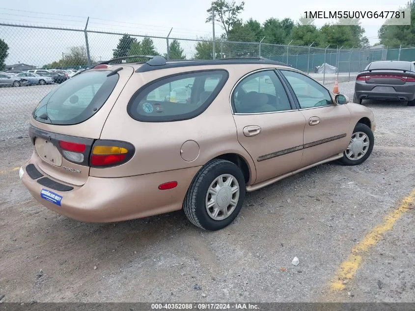 1MELM55U0VG647781 1997 Mercury Sable Gs