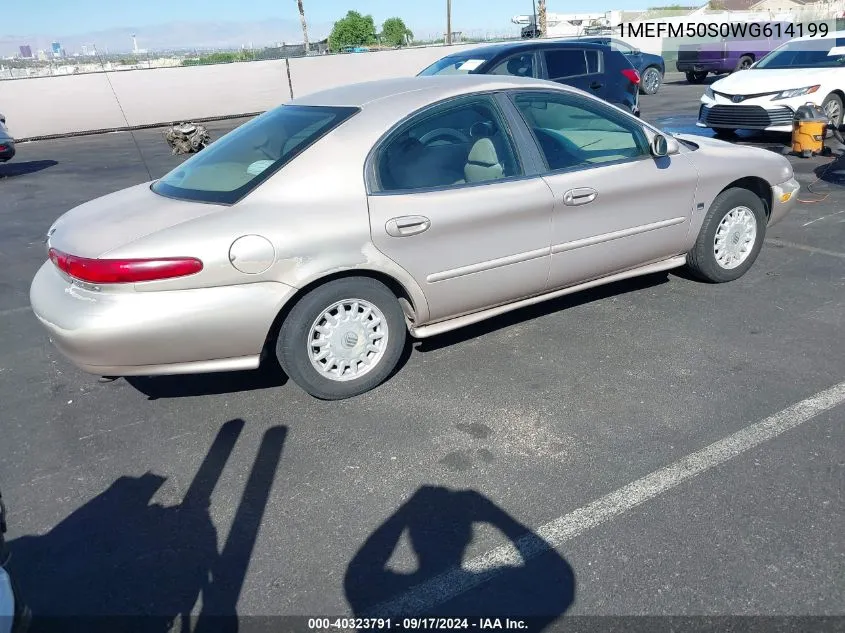 1MEFM50S0WG614199 1998 Mercury Sable Gs/Ls