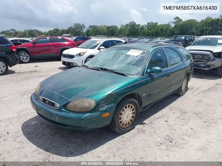 1999 Mercury Sable Gs/Ls VIN: 1MEFM58S7XA616430 Lot: 40266203