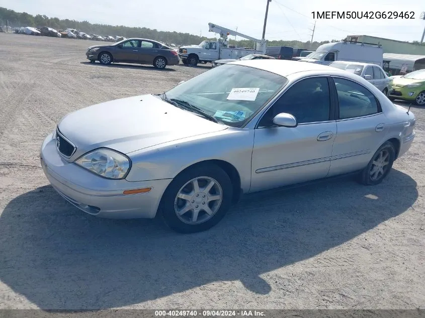 2002 Mercury Sable Gs VIN: 1MEFM50U42G629462 Lot: 40249740