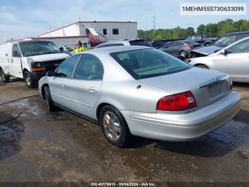 2003 Mercury Sable Ls Premium VIN: 1MEHM55S73G633099 Lot: 40175610