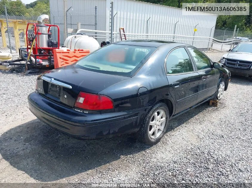 1MEFM50U13A606385 2003 Mercury Sable Gs