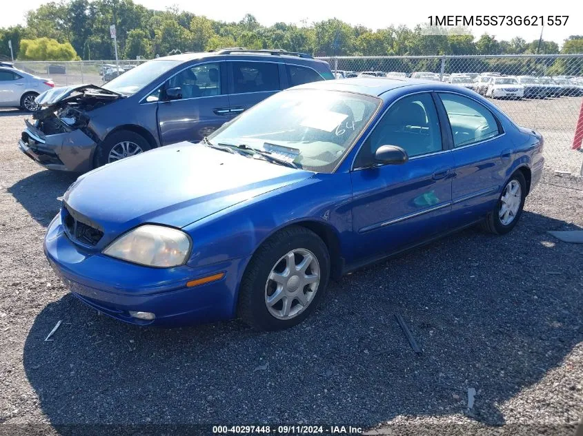 2003 Mercury Sable Ls Premium VIN: 1MEFM55S73G621557 Lot: 40297448