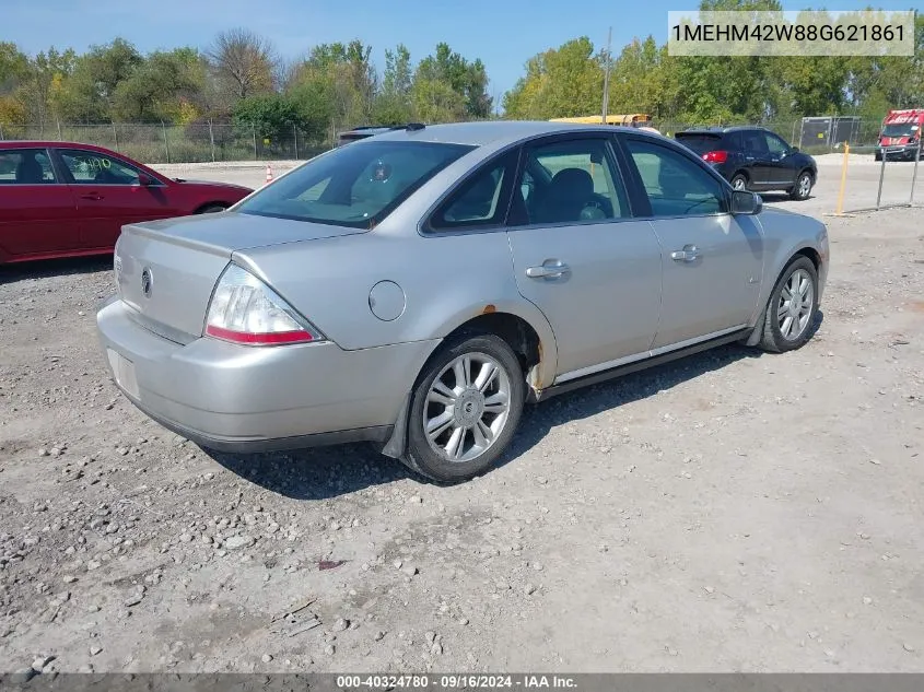 2008 Mercury Sable Premier VIN: 1MEHM42W88G621861 Lot: 40324780