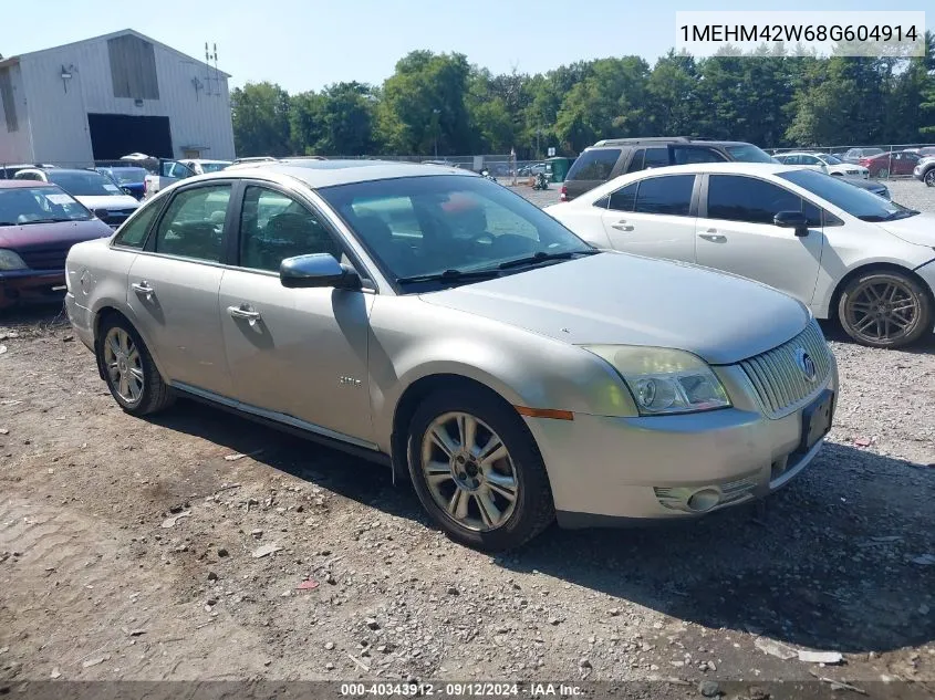 2008 Mercury Sable Premier VIN: 1MEHM42W68G604914 Lot: 40343912