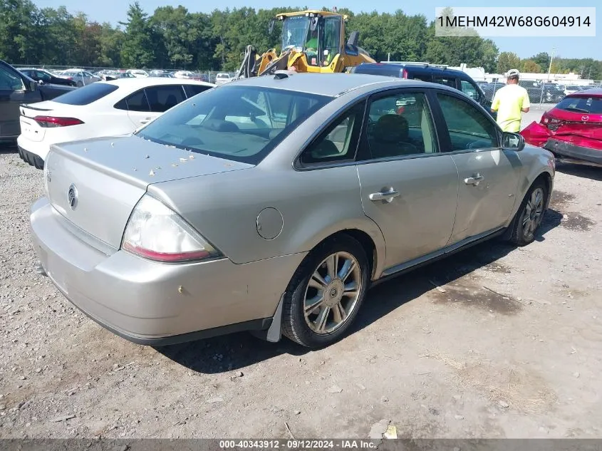 2008 Mercury Sable Premier VIN: 1MEHM42W68G604914 Lot: 40343912