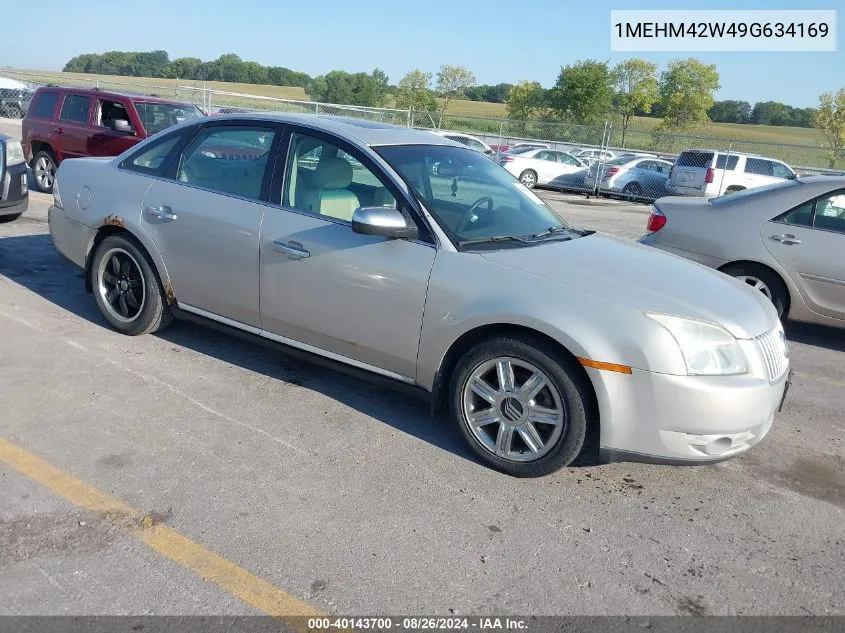 2009 Mercury Sable Premier VIN: 1MEHM42W49G634169 Lot: 40143700