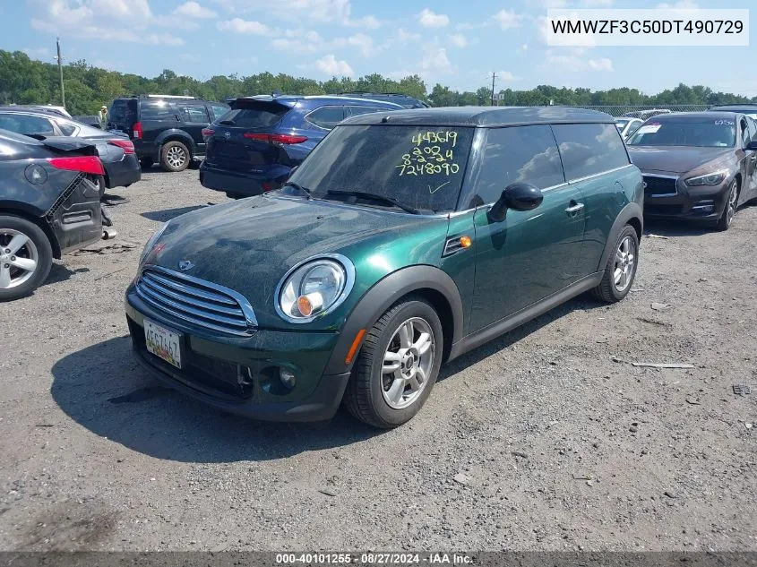 2013 Mini Clubman Cooper VIN: WMWZF3C50DT490729 Lot: 40101255