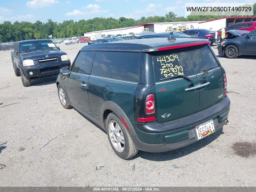 WMWZF3C50DT490729 2013 Mini Clubman Cooper