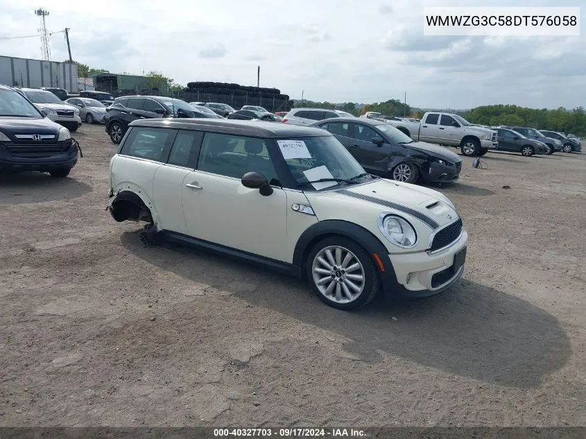 2013 Mini Clubman Cooper S VIN: WMWZG3C58DT576058 Lot: 40327703