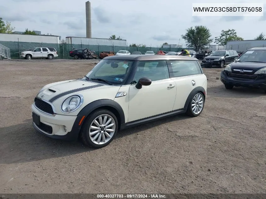 2013 Mini Clubman Cooper S VIN: WMWZG3C58DT576058 Lot: 40327703