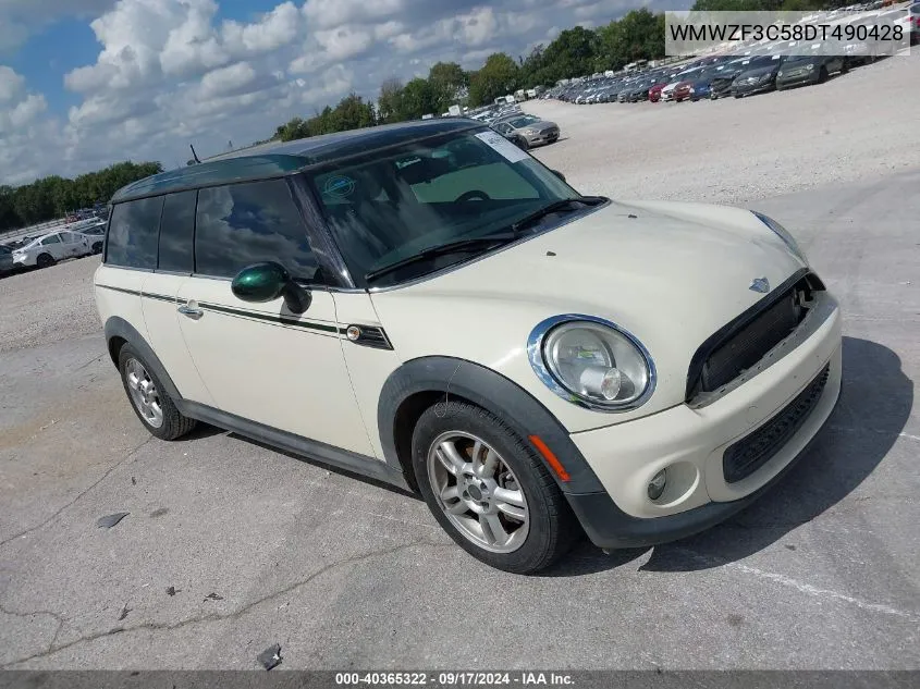 WMWZF3C58DT490428 2013 Mini Clubman Cooper