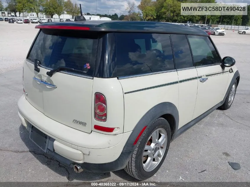 2013 Mini Clubman Cooper VIN: WMWZF3C58DT490428 Lot: 40365322