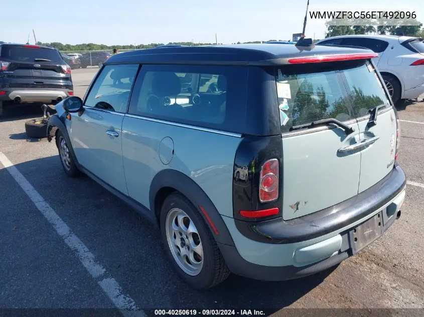 WMWZF3C56ET492096 2014 Mini Clubman Cooper