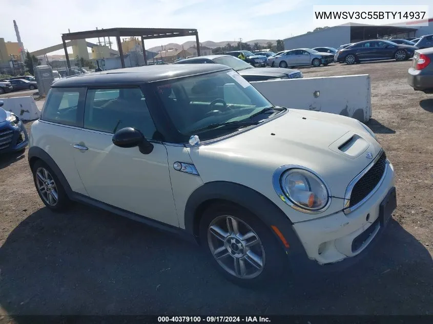 2011 Mini Cooper S VIN: WMWSV3C55BTY14937 Lot: 40379100