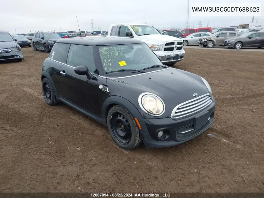 2013 Mini Cooper VIN: WMWSU3C50DT688623 Lot: 12067894