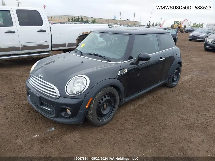 2013 Mini Cooper VIN: WMWSU3C50DT688623 Lot: 12067894