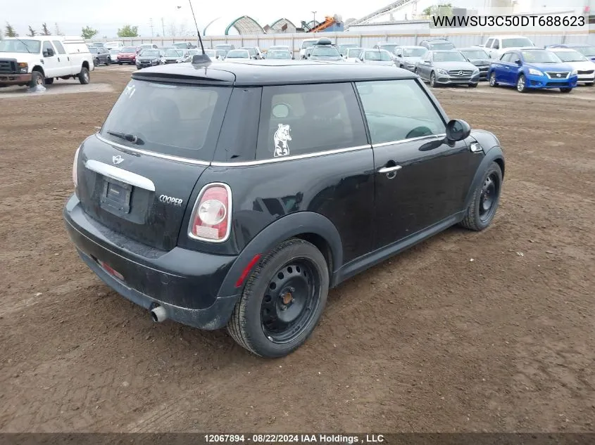 2013 Mini Cooper VIN: WMWSU3C50DT688623 Lot: 12067894