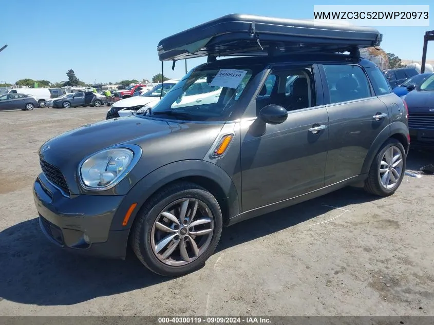 2013 Mini Countryman Cooper S VIN: WMWZC3C52DWP20973 Lot: 40300119