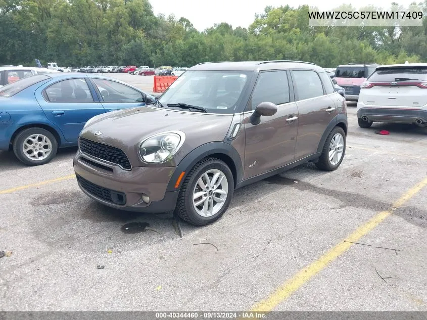 WMWZC5C57EWM17409 2014 Mini Countryman Cooper S