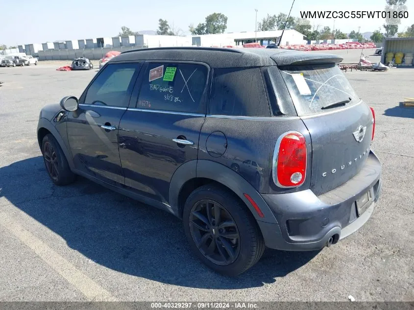 WMWZC3C55FWT01860 2015 Mini Countryman Cooper S