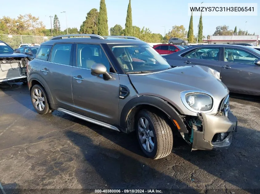 WMZYS7C31H3E06541 2017 Mini Countryman Cooper