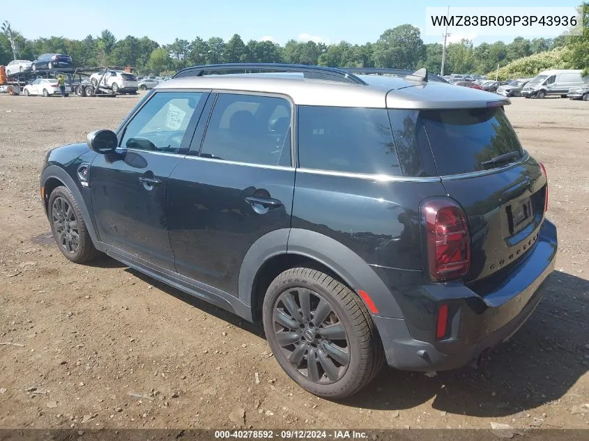 2023 Mini Countryman Cooper S VIN: WMZ83BR09P3P43936 Lot: 40278592