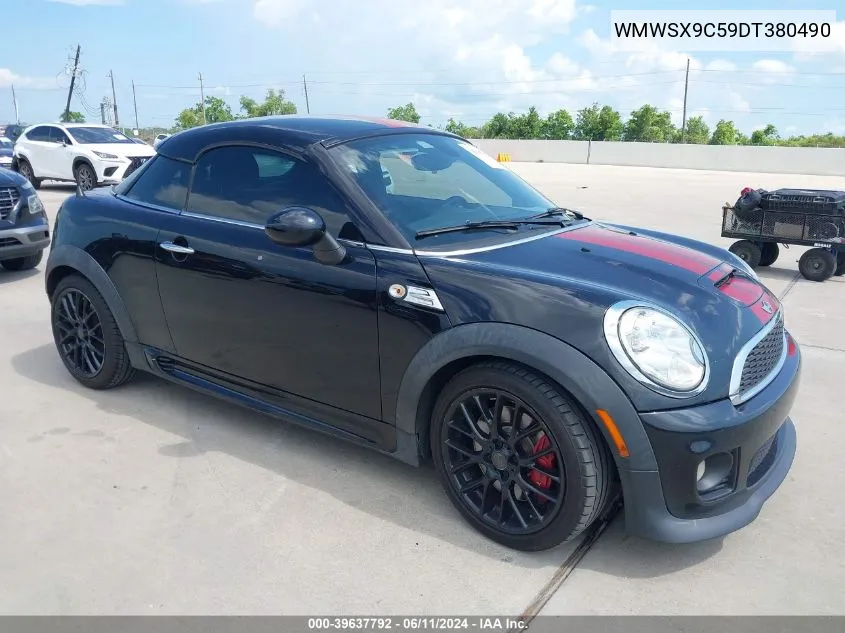 2013 Mini Coupe John Cooper Works VIN: WMWSX9C59DT380490 Lot: 39637792