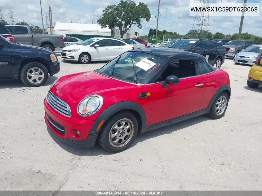 2013 Mini Coupe Cooper VIN: WMWSX1C59DT623068 Lot: 40143914