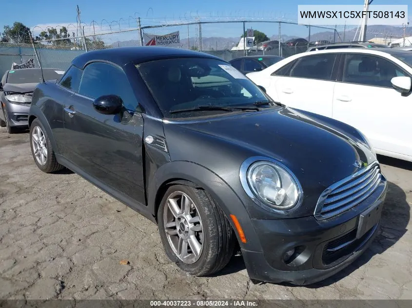 WMWSX1C5XFT508143 2015 Mini Coupe Cooper