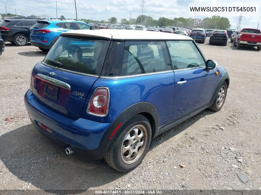 2013 Mini Hardtop Cooper VIN: WMWSU3C51DT545051 Lot: 40174411