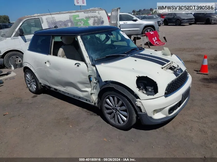 WMWSV3C52DT390586 2013 Mini Hardtop Cooper S