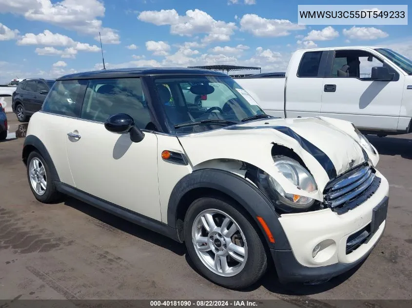 2013 Mini Hardtop Cooper VIN: WMWSU3C55DT549233 Lot: 40181090