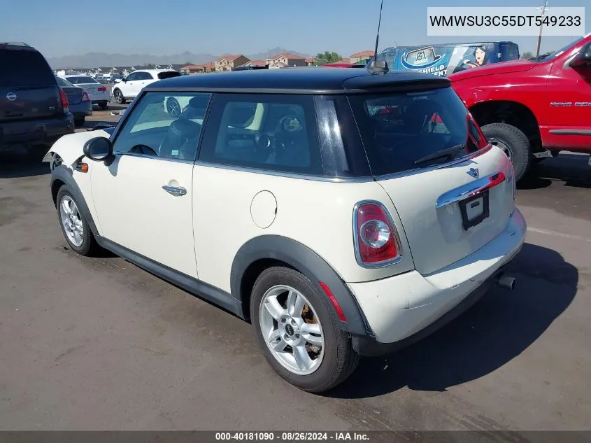 2013 Mini Hardtop Cooper VIN: WMWSU3C55DT549233 Lot: 40181090