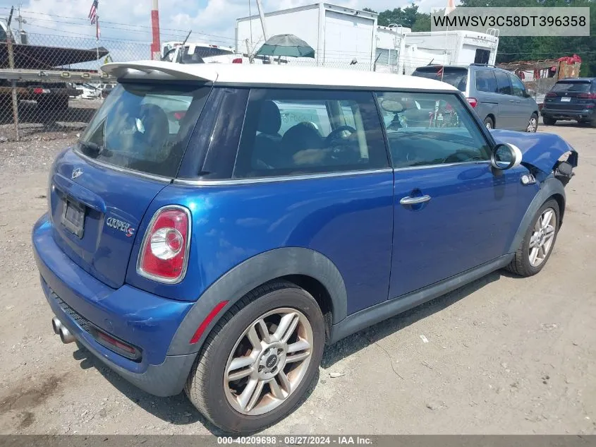 2013 Mini Hardtop Cooper S VIN: WMWSV3C58DT396358 Lot: 40209698