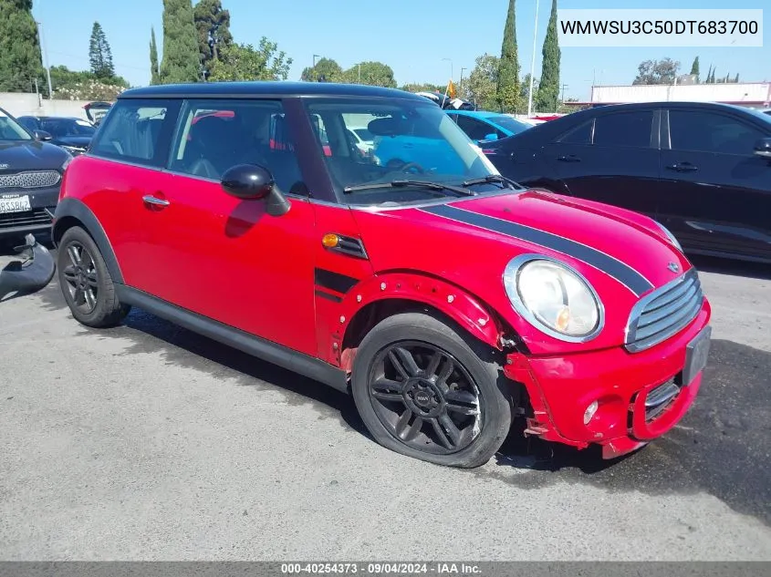 WMWSU3C50DT683700 2013 Mini Hardtop Cooper