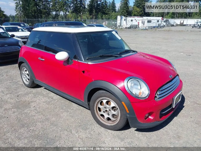 WMWSU3C51DT546331 2013 Mini Hardtop Cooper