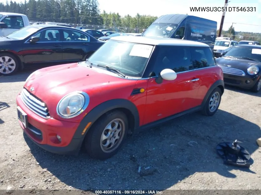 WMWSU3C51DT546331 2013 Mini Hardtop Cooper