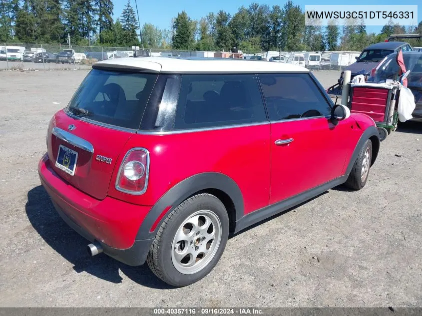 WMWSU3C51DT546331 2013 Mini Hardtop Cooper