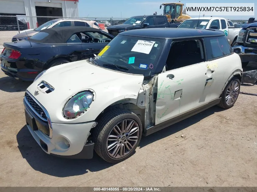 2014 Mini Hardtop S VIN: WMWXM7C57ET925834 Lot: 40145055