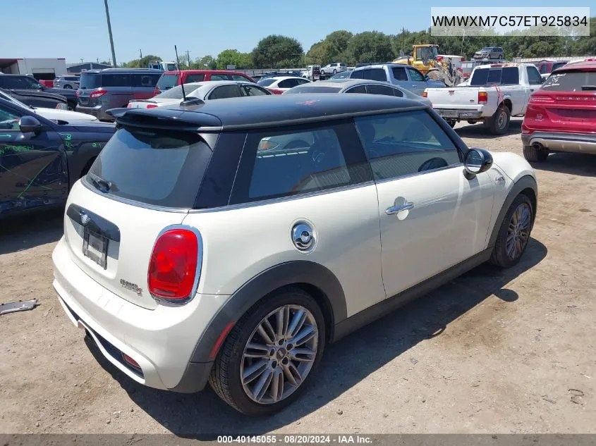 2014 Mini Hardtop S VIN: WMWXM7C57ET925834 Lot: 40145055