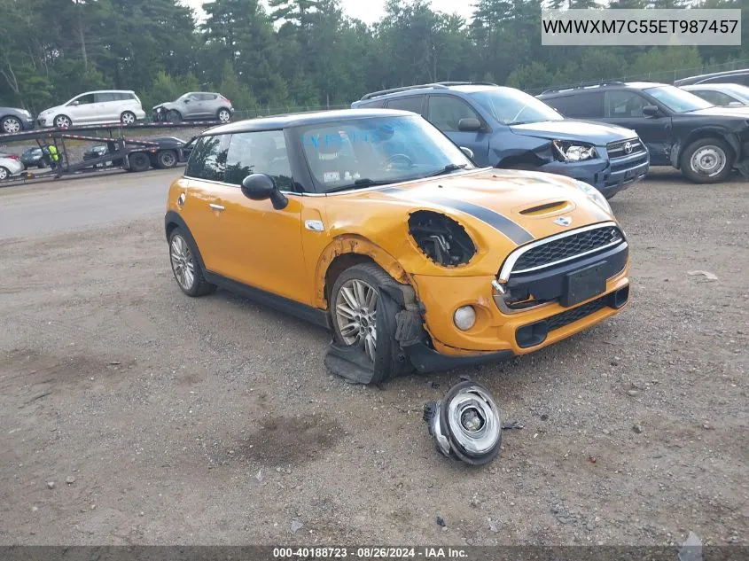 WMWXM7C55ET987457 2014 Mini Hardtop Cooper S