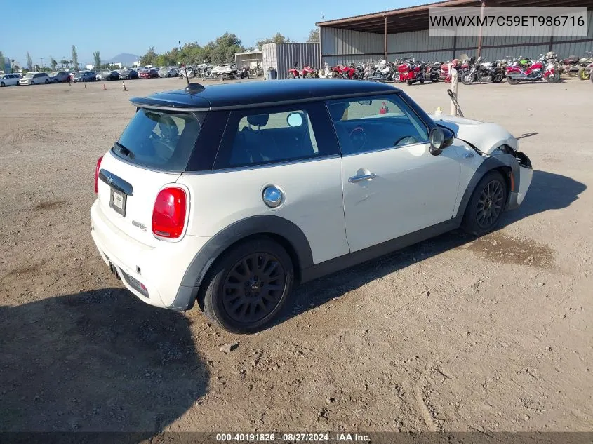 WMWXM7C59ET986716 2014 Mini Hardtop Cooper S