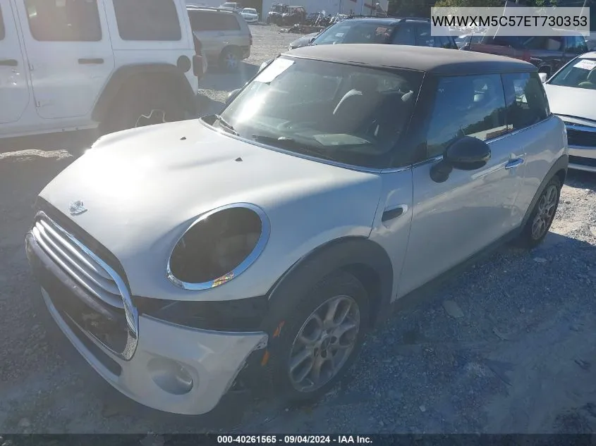 2014 Mini Hardtop Cooper VIN: WMWXM5C57ET730353 Lot: 40261565